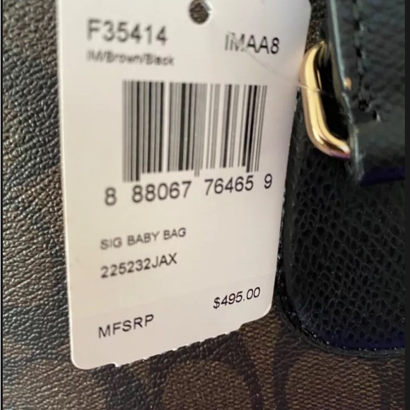 COACH Signature Baby Bag - Picture 8 of 9